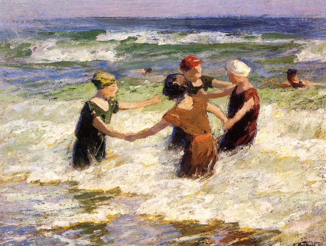 Edward Henry Potthast A Happy Group